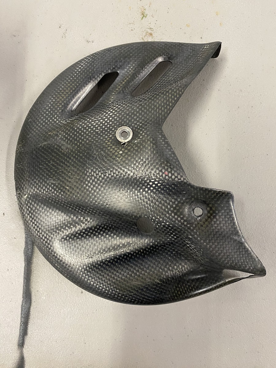 WTB carbon fiber frame guards and or skid plate 02 RM 125 For Sale