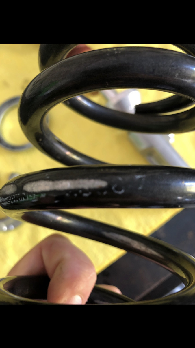 Shock Spring Rubbing Body? Tech Help/Race Shop Motocross Forums