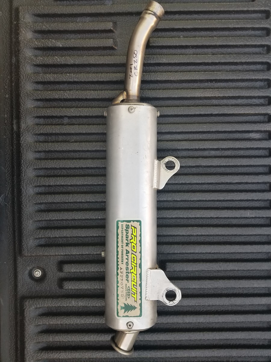 cr250 pro circuit exhaust