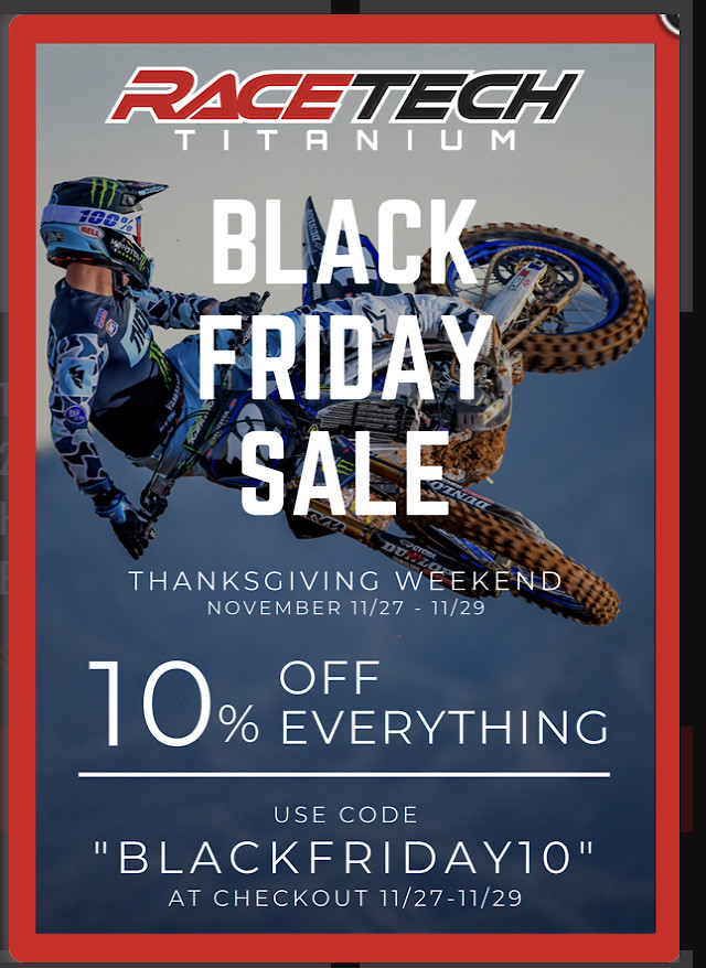 dirt bike black friday deals 2020