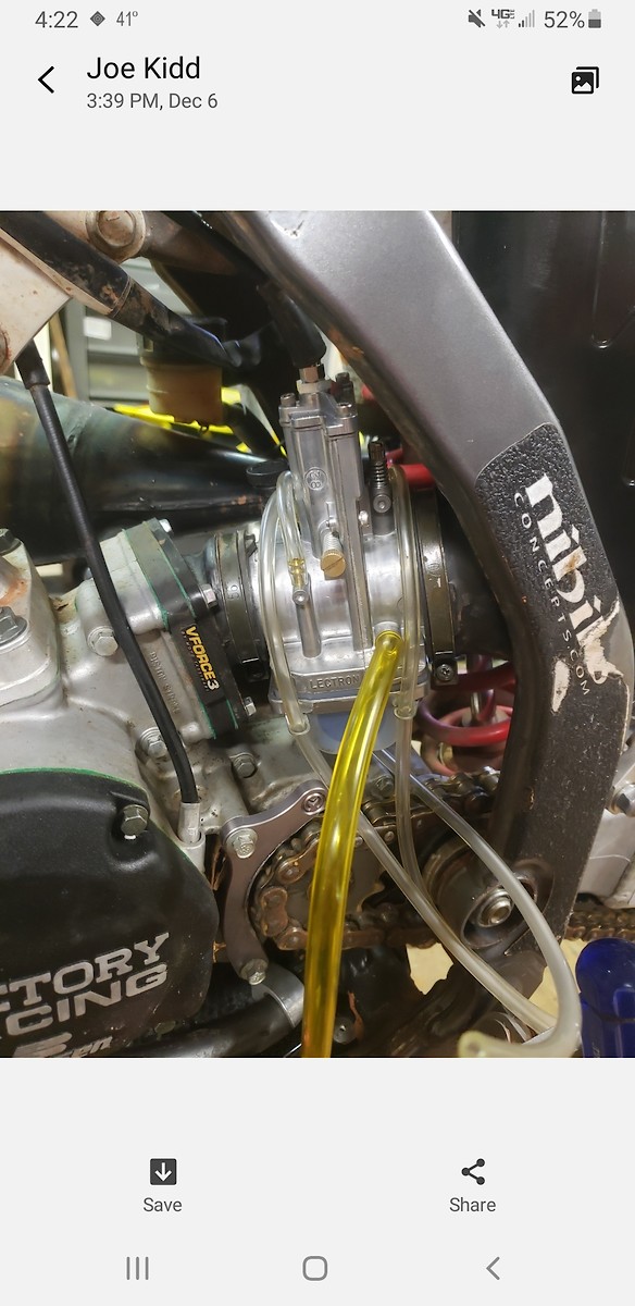 Lectron carb 2001 RM 125 MotoRelated Motocross Forums / Message Boards Vital MX