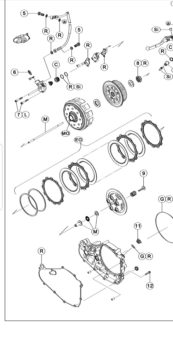 2020 KX450 CLUTCH oem clutch pack Tech Help/Race Shop Motocross