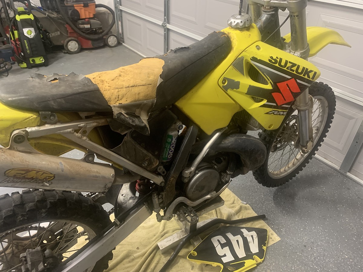 2002 RM250 Barn Find Enduro Build Bike Builds Motocross Forums