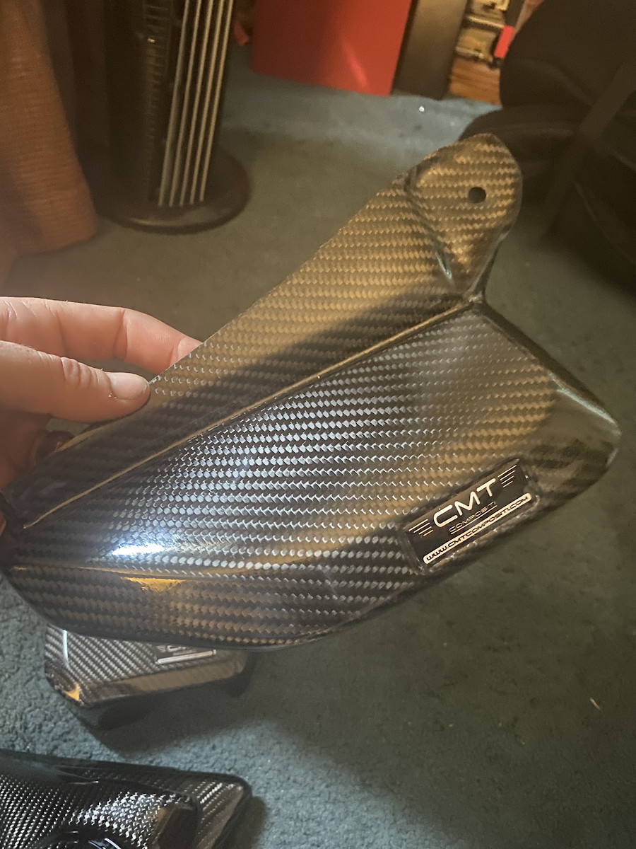 CMT Compositi Carbon Fiber Gas Tank Covers for 2020 KTM EXC F 450