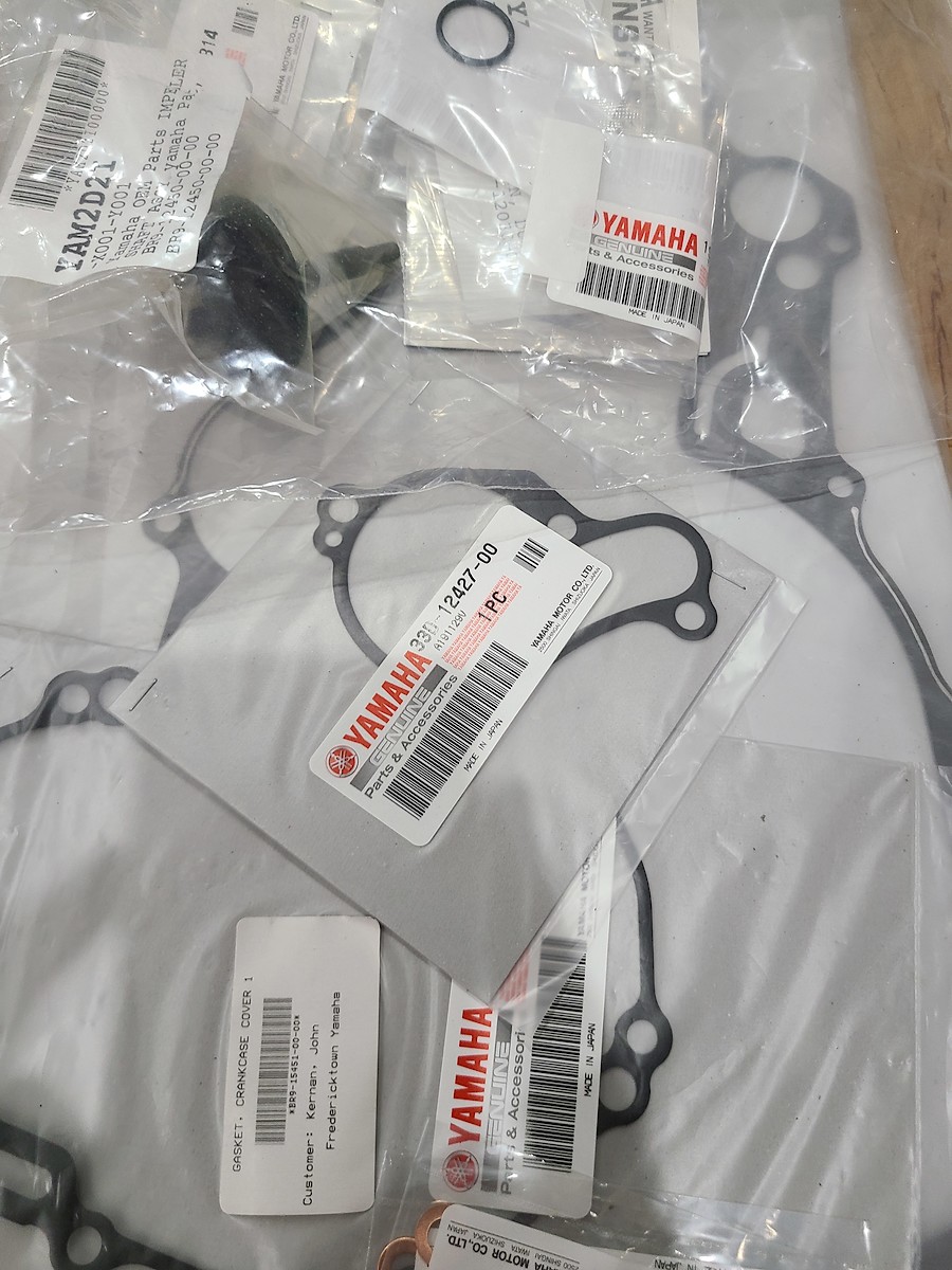 New YZ450F Boyesen waterpump 20142022 115.00 w/gaskets For Sale