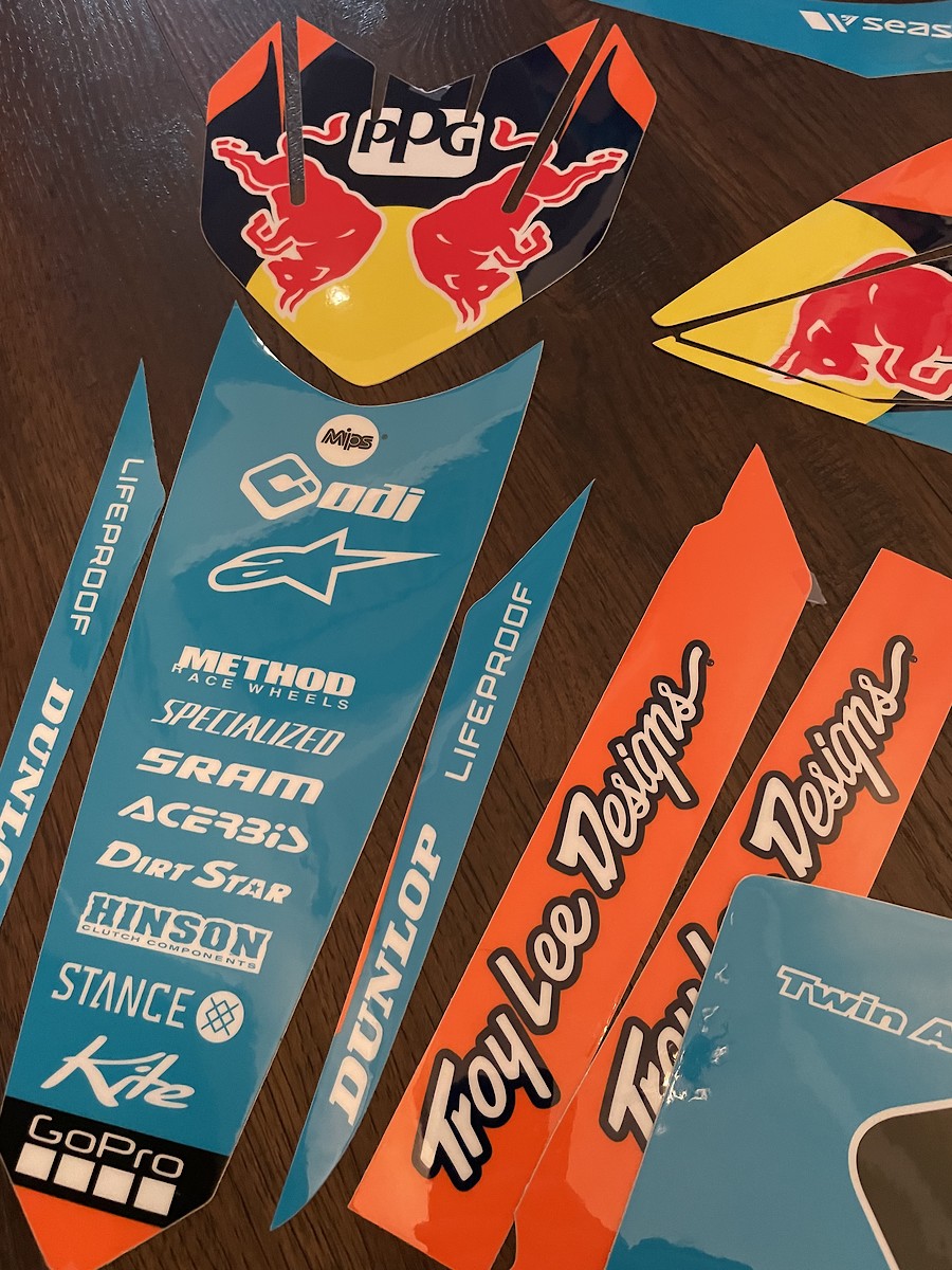 1922 TLD Red Bull KTM blue graphics kit For Sale/Bazaar Motocross Forums / Message Boards