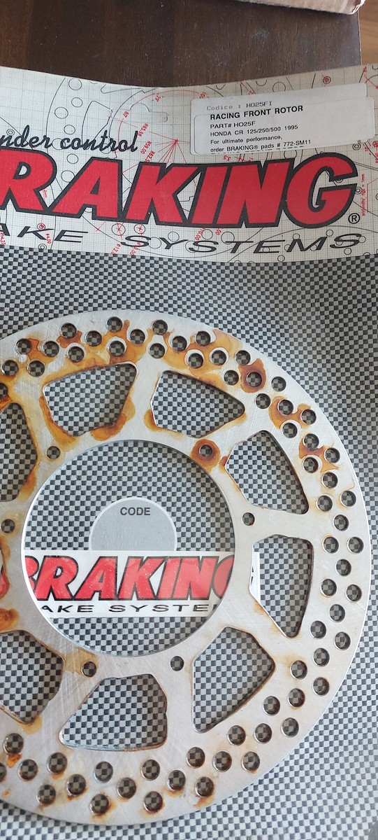 Braking rotors cr125/250/500 nos For Sale/Bazaar Motocross Forums / Message Boards Vital MX