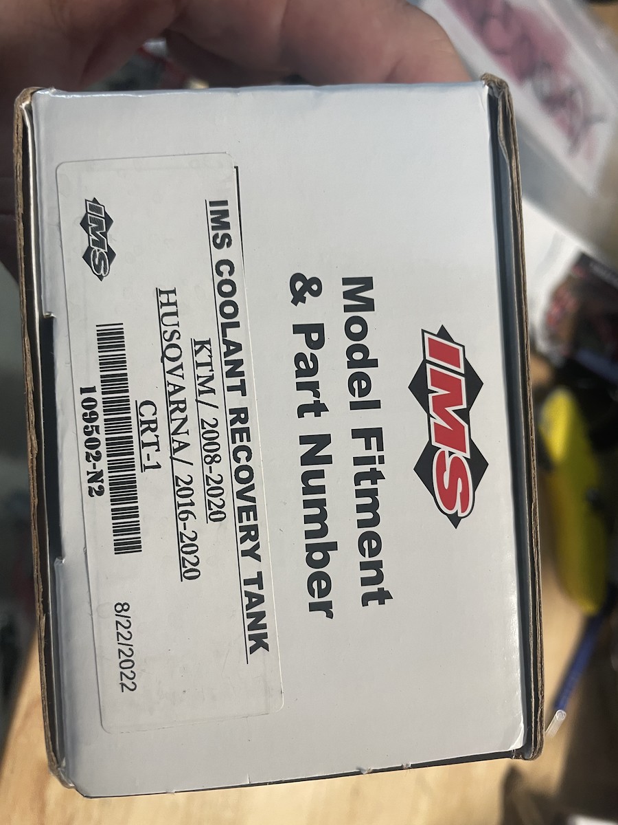 IMS Coolant Catch Tank KTM/Husky/GG For Sale/Bazaar Motocross