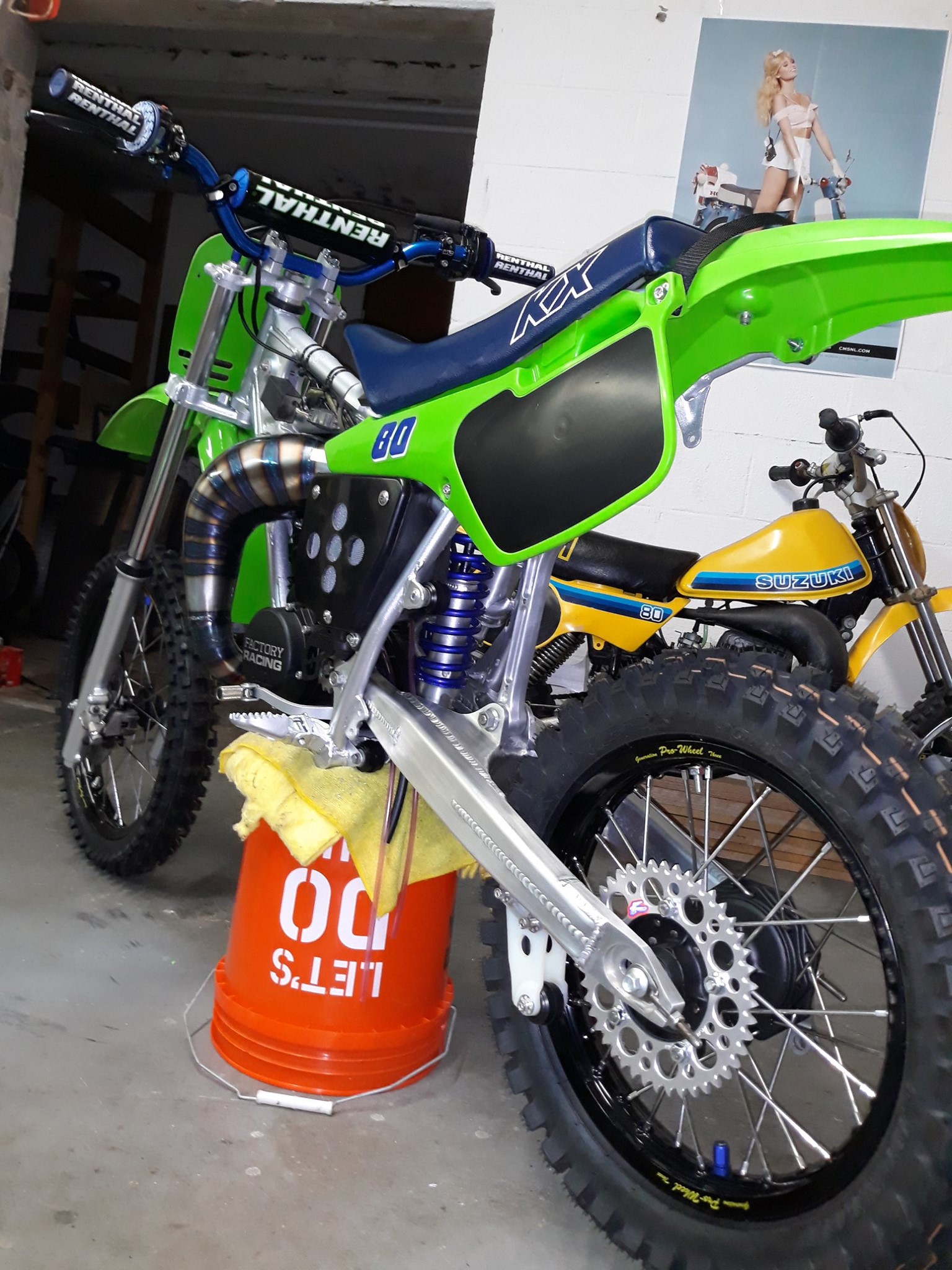 1985 Kawasaki Works Replica KX80 Bike Builds Motocross Forums