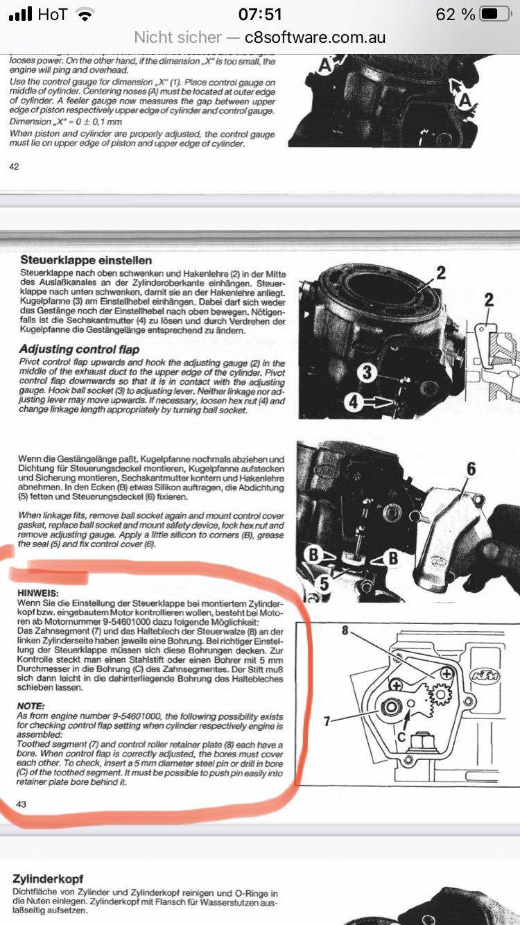 Early 90's KTM 300 power valve setting Tech Help/Race Shop