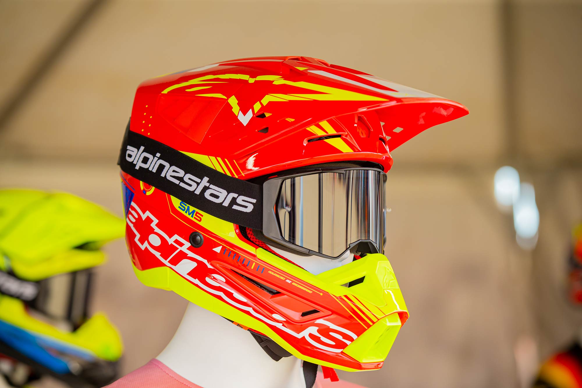 Alpinestars Vision 8 MX ATV MTB Off Road Goggle (Pink - Mirror