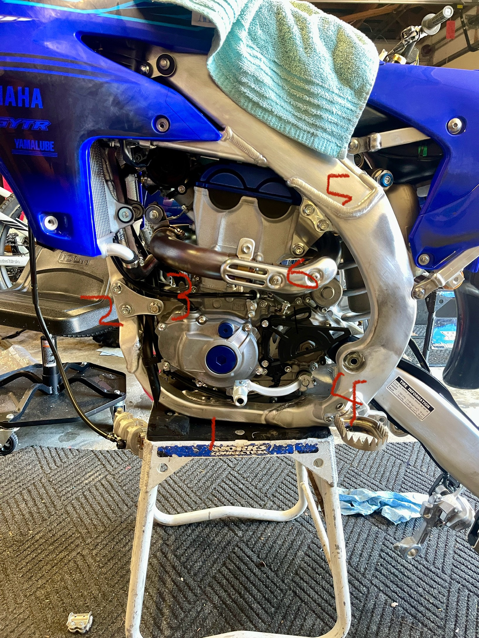 Yz250f engine mount torque order Tech Help/Race Shop Motocross