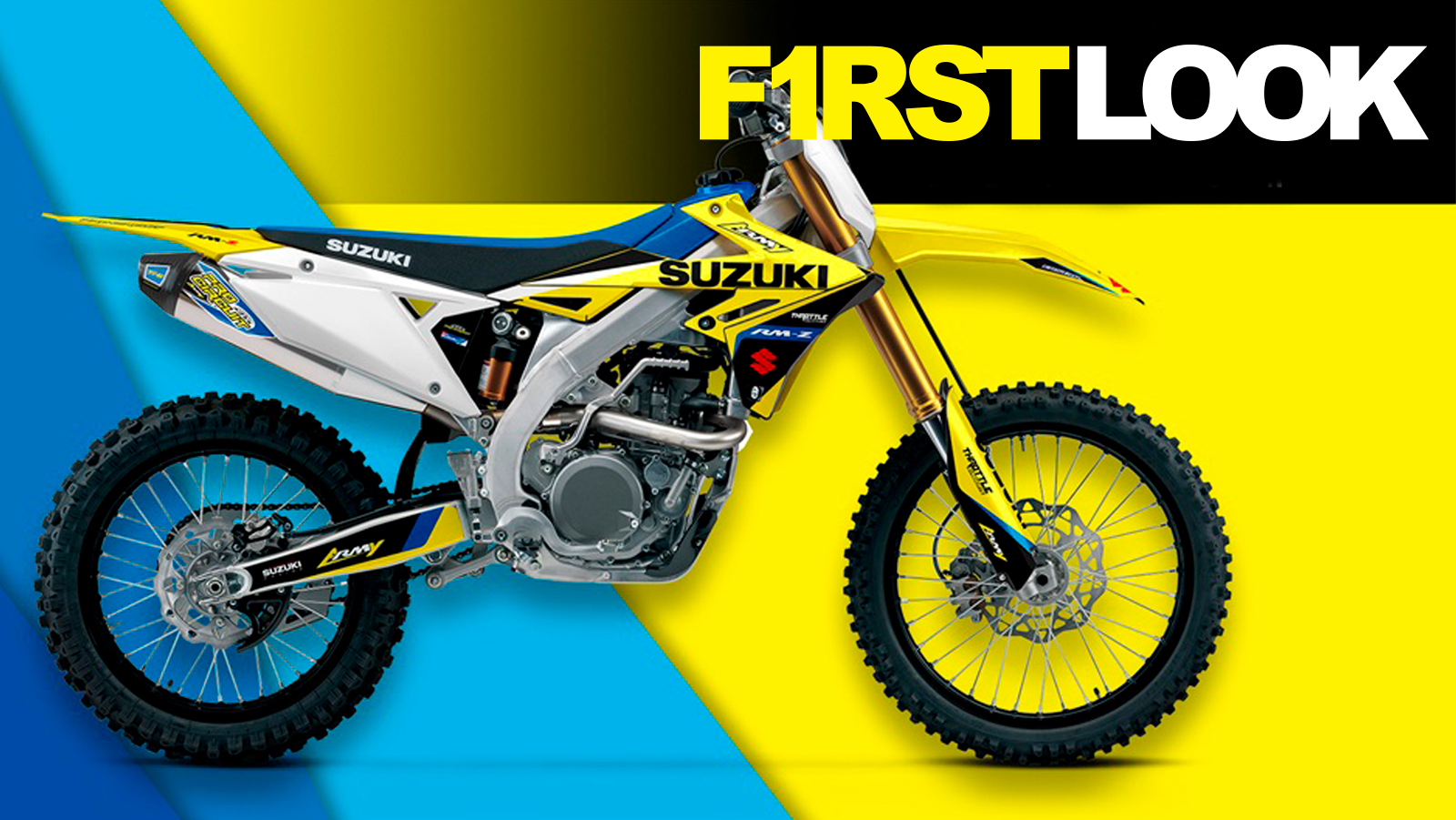 First Look 2024 Suzuki RMZ450 RM Army Edition, RMZ450, and RMZ250 Motocross News Story