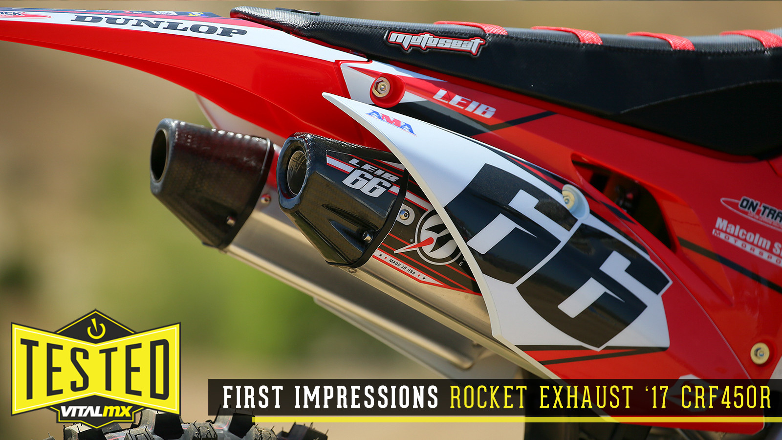 First Impressions: Rocket Exhaust - 2017 CRF450R Full System