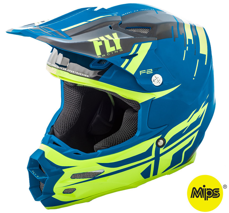 Fly racing f2 helmet clearance