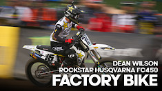 FACTORY BIKE: Dean Wilson Husqvarna FC450