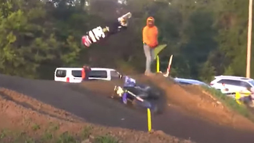 CRASH: Haiden Deegan Goes Flying at Mini O's