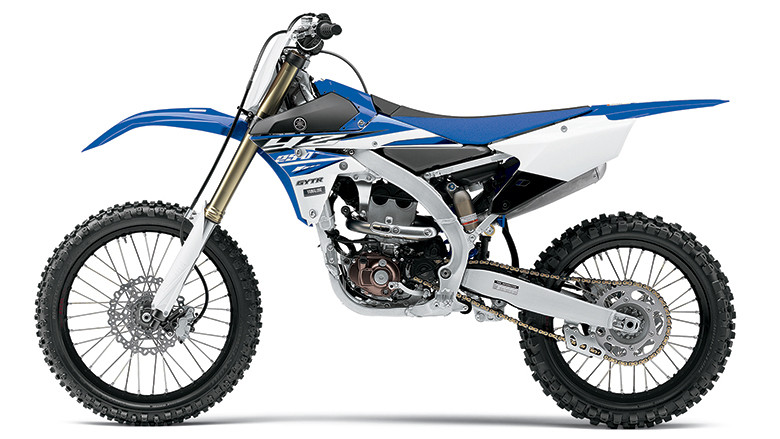 2015 Yamaha YZ250F in Blue.