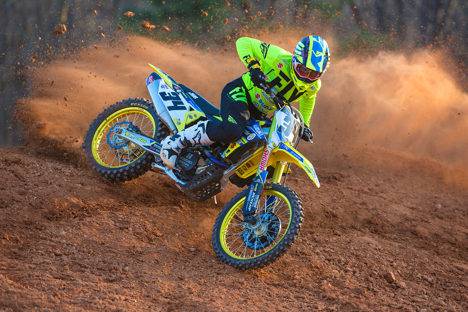 Weston Peick lines up healthy and ready on his Autotrader/Yoshimura/Suzuki Factory Racing machine. Photo: JGR/John Basher