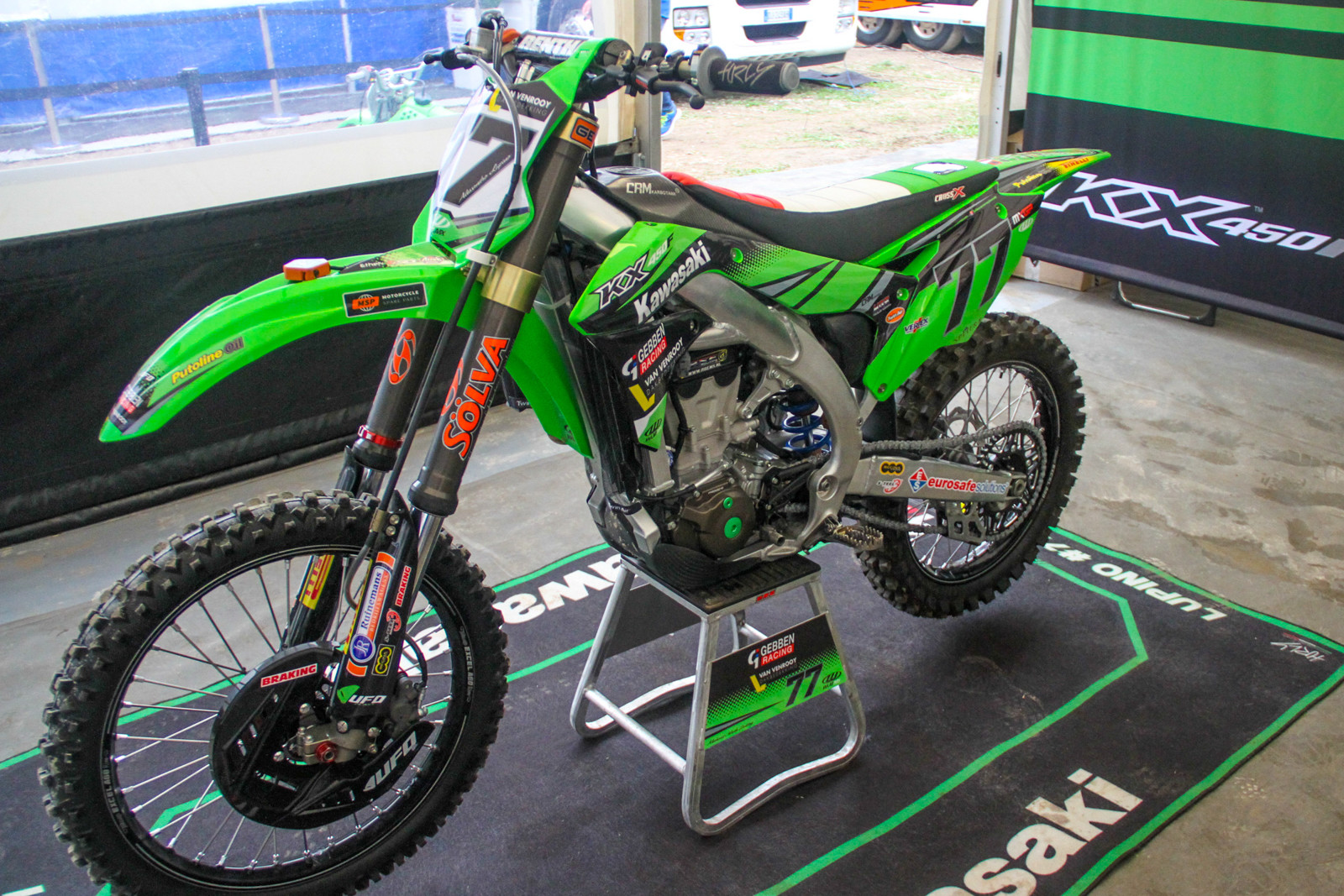 Alessandro Lupino was back on the MXGP scene and with a fairly unique KX450F.