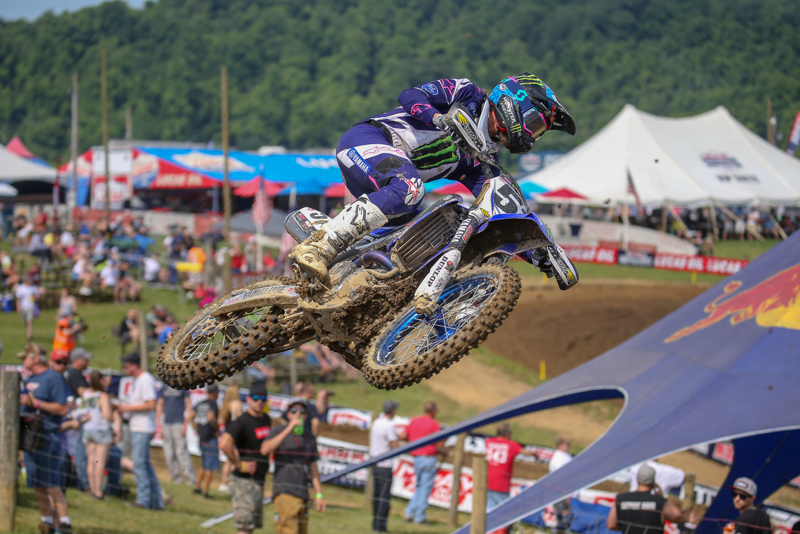 Making it through the rollers at High Point is tough enough. To do it with style? That's impressive. Justin Barcia at the controls.