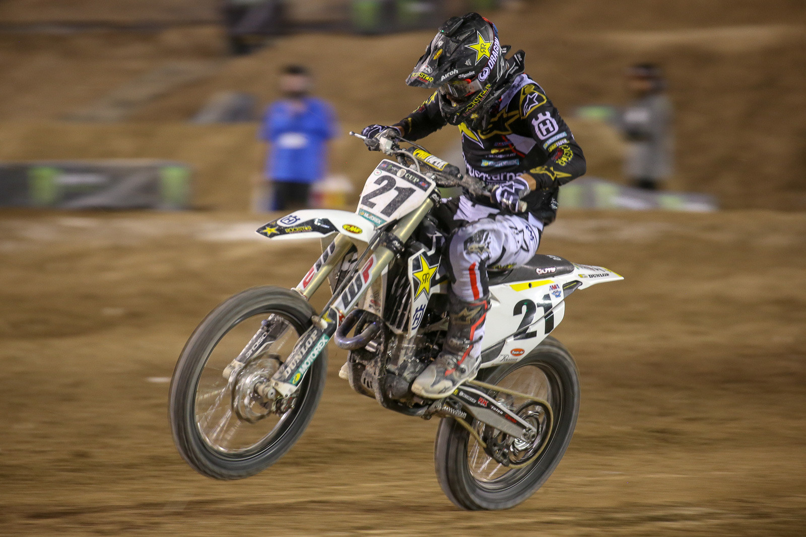 Considering he was a last-minute addition to the field, current Supercross champ, Jason Anderson rode impressively to a second overall.