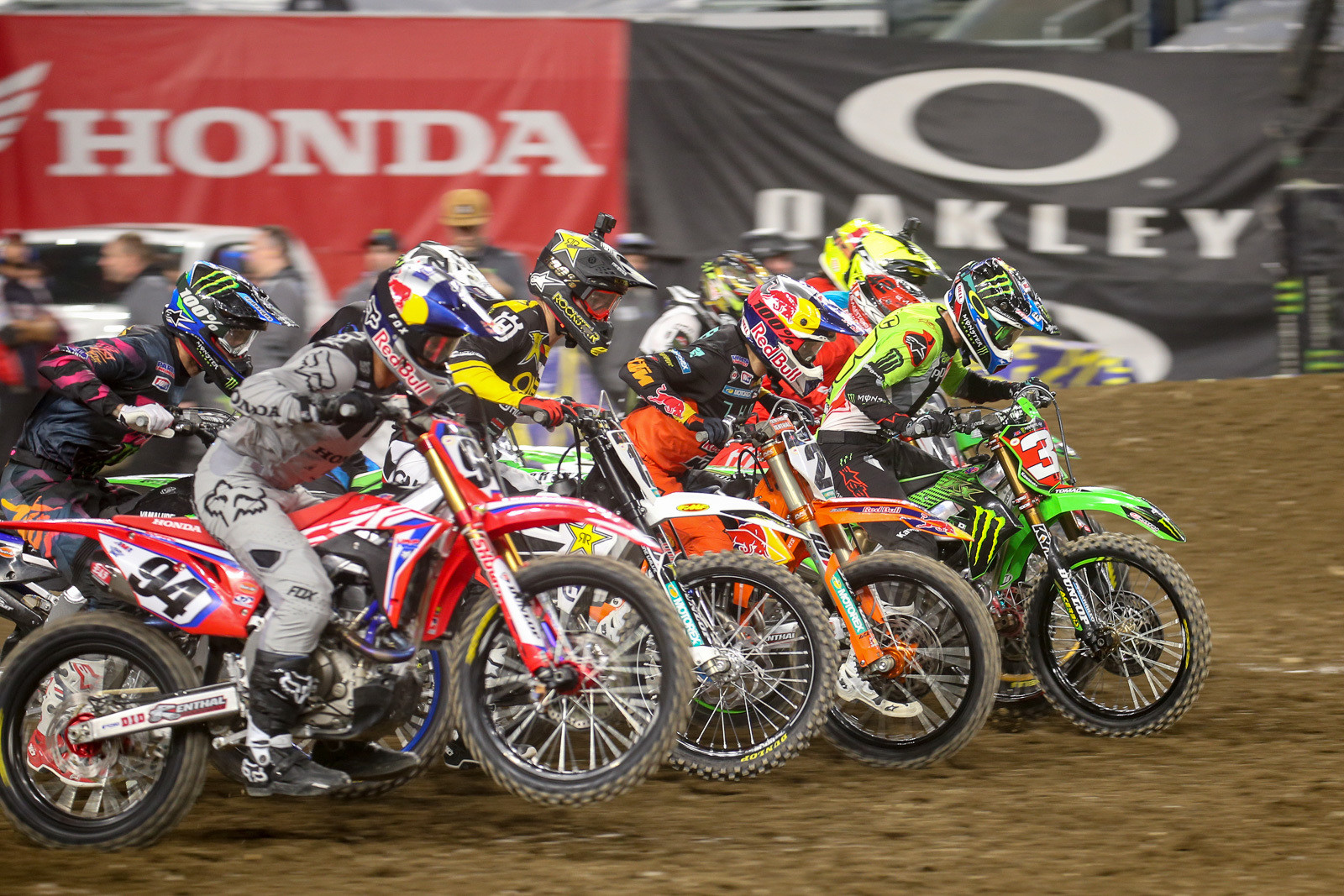 Eli Tomac's heat race start was spot-on. The main event start? Not as much.