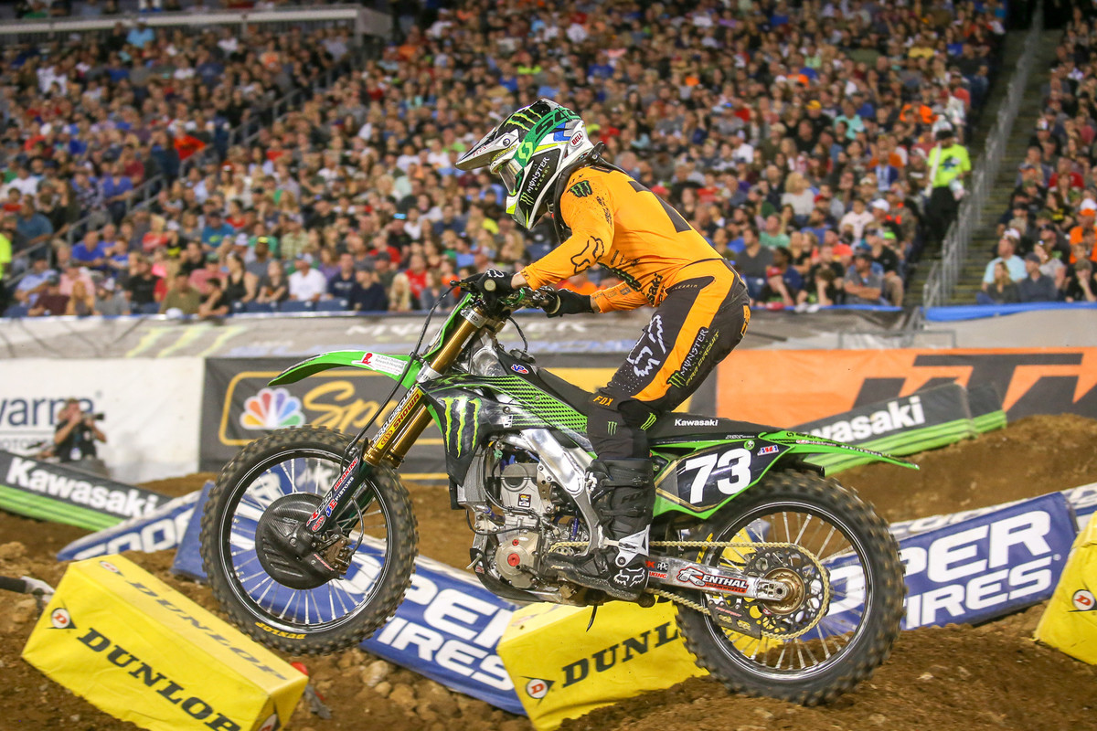Martin Davalos had a huge lead for much of the main, with a couple lane advantage over his nearest pursuer.