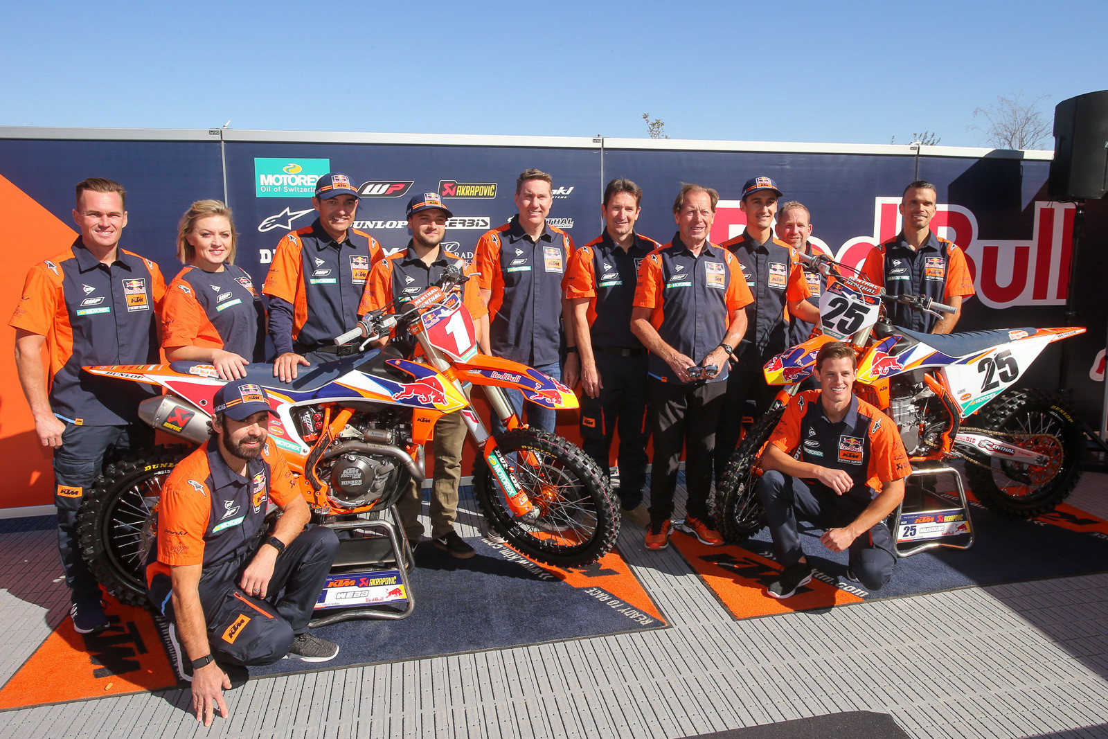 Orange Crush 2020 KTM Teams Intro Photos Motocross Feature Vital MX