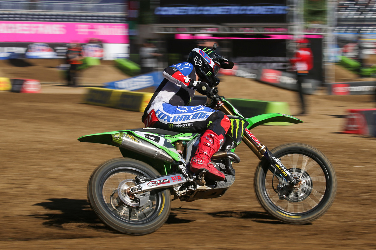 Adam Cianciarulo was the fastest 450 qualifier.
