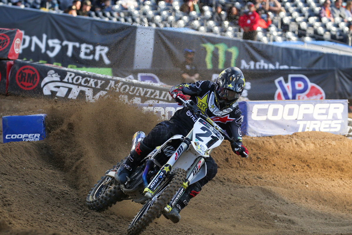 Jason Anderson was third.