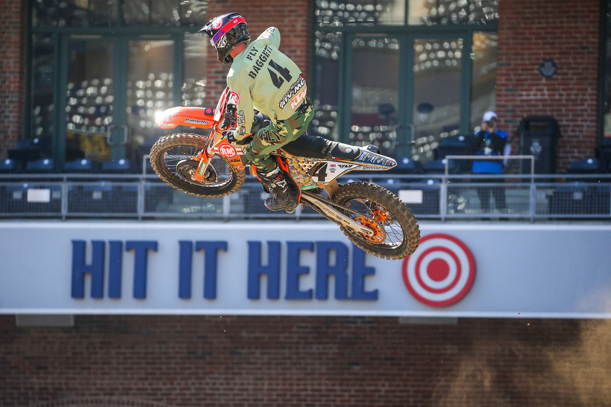 Blake Baggett qualified fifth.