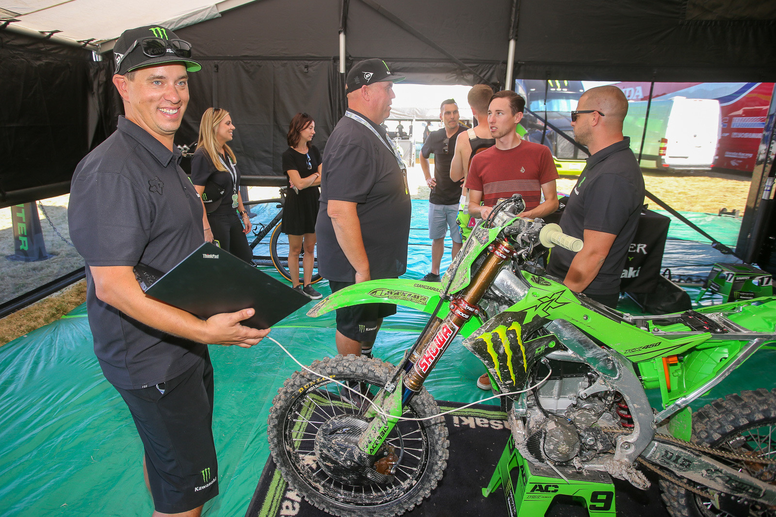 Now his home is at Monster Energy Kawasaki handling crew chief duties for Adam Cianciarulo.