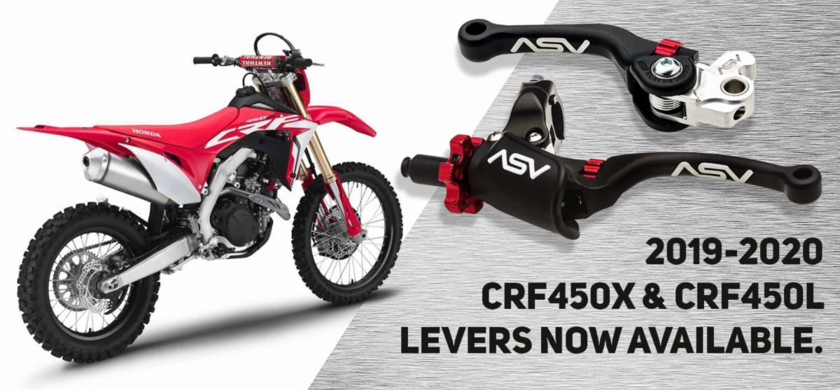 ASV Inventions NEW CRF450L/X Levers Motocross Press Releases Vital MX