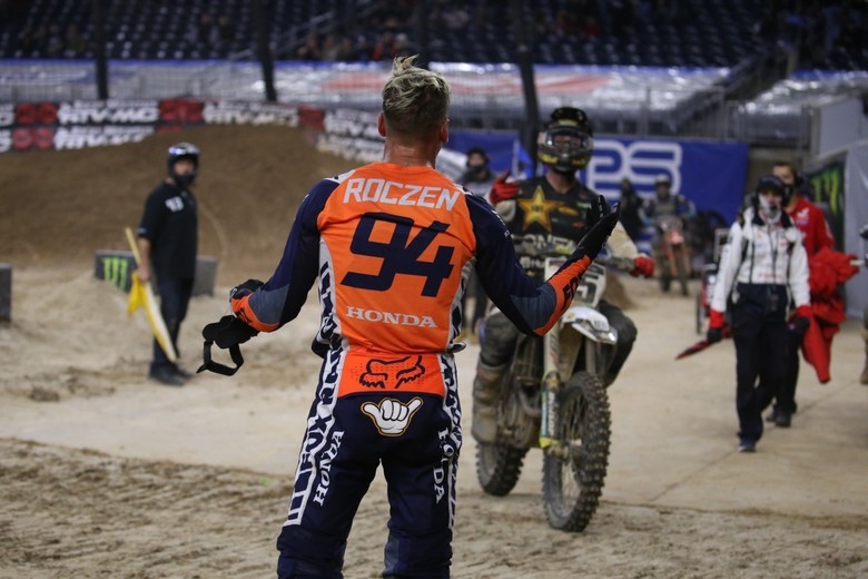 Ken, understandably, was not happy with Dean Wilson after the race.
