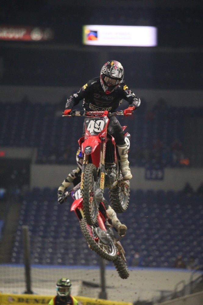 Mitchell Oldenburg took the early lead.