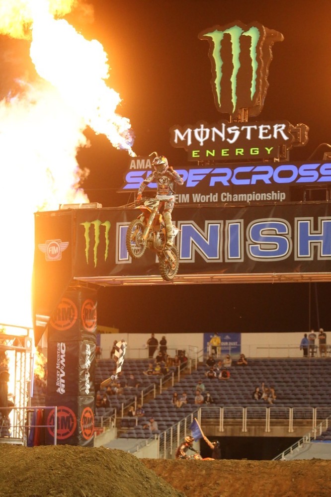 Tally up a win for Cooper Webb.