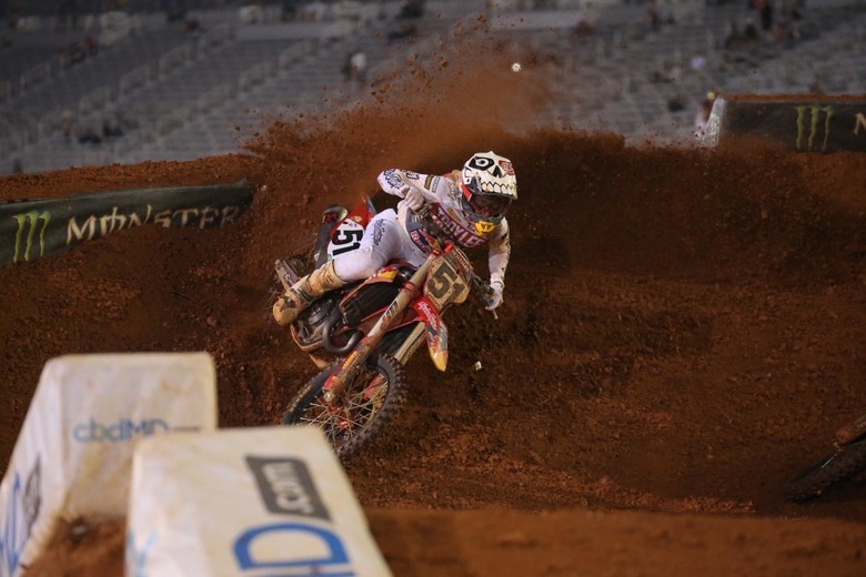 Justin Barcia was able to hold off Cooper Webb for fourth place.