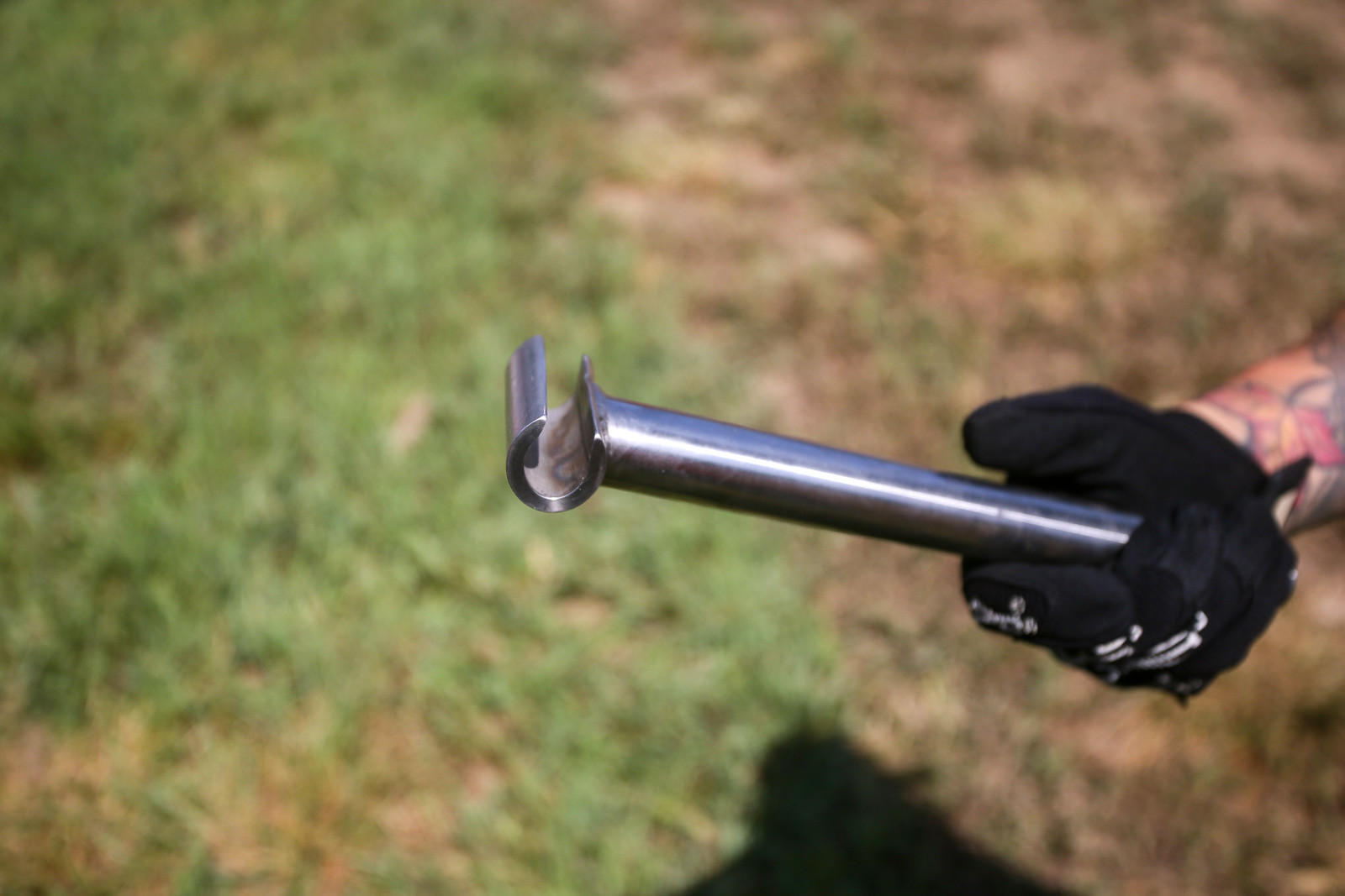 What's that? You'll find this tool (or similar) being used by mechanics to quickly rebend brake pedals, shifters, or levers.