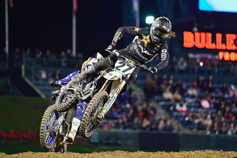 Malcolm Stewart showed flashes in his Husqvarna debut.