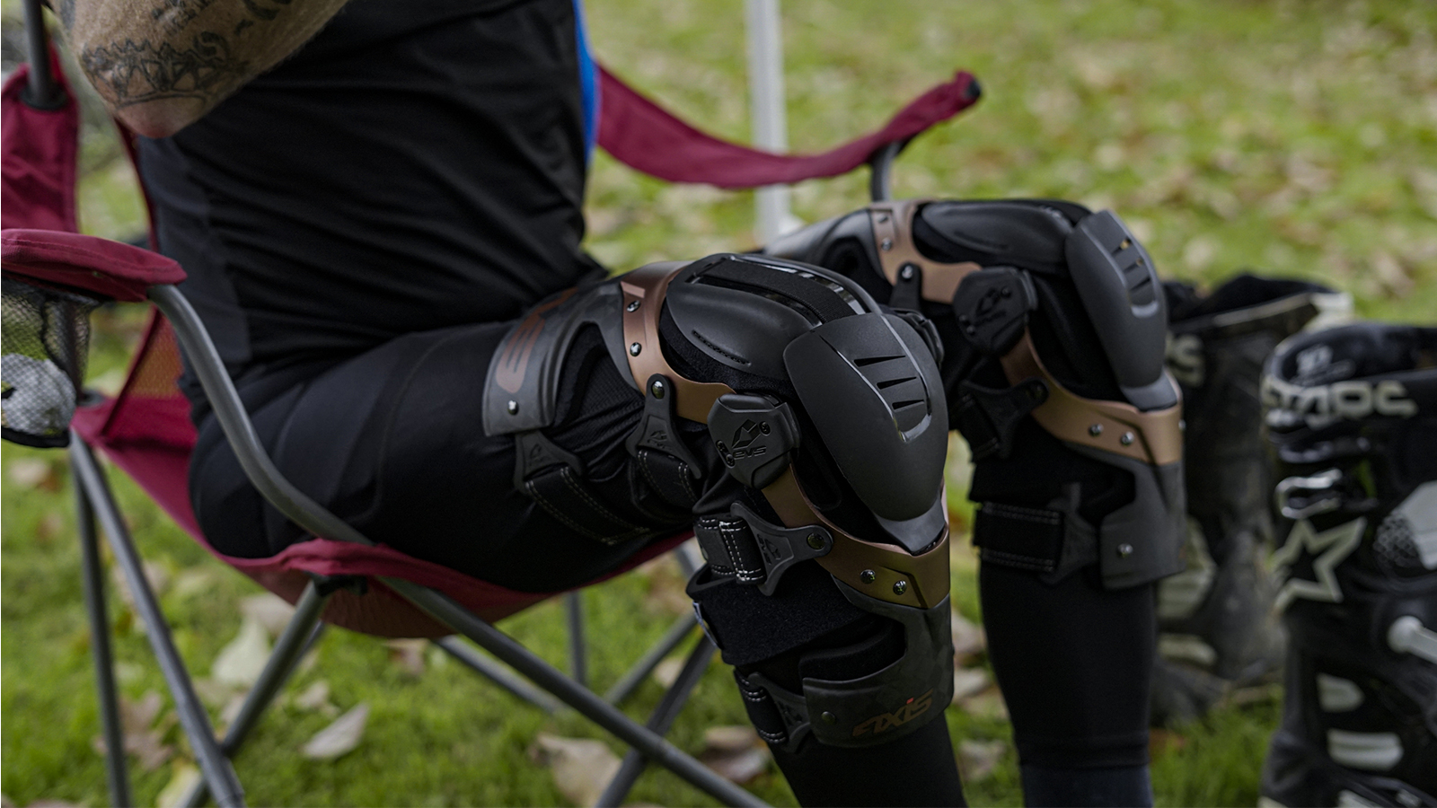 Tested EVS Axis Pro and Sport Knee Braces Motocross Feature Vital MX