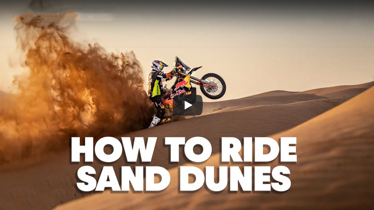 How To Ride Sand Dunes Like A Dakar Racer ML512 Motocross Videos