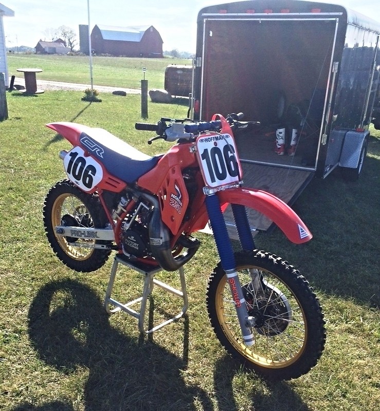 1986 Honda CR250R mxracer106's Bike Check Vital MX