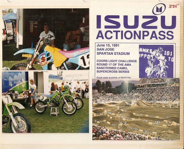 1991 san jose sx oldschoolmxr203 Motocross Pictures Vital MX
