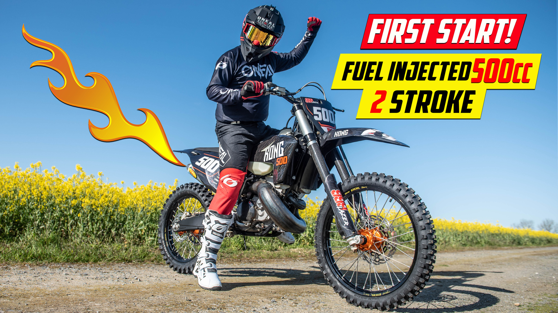 Starting a Fuel Injected 500cc 2 Stroke for the FIRST Time! www