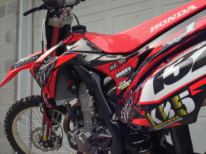 Black Heart MX graphics - blackheartmx's Bike Check - Vital MX