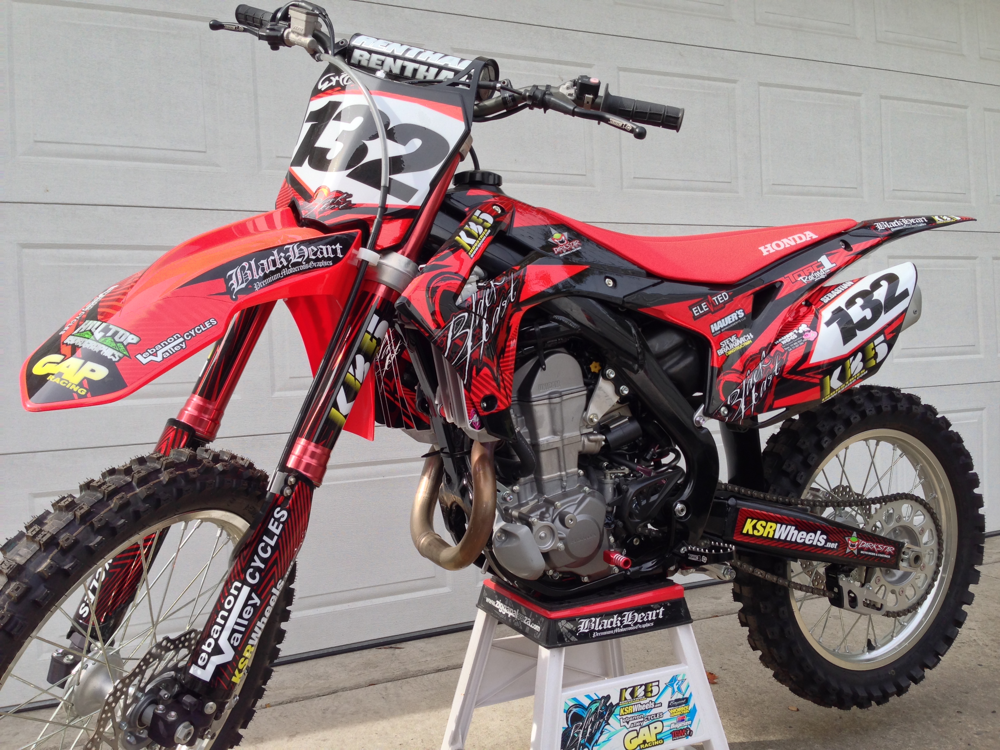 Black Heart MX graphics - blackheartmx's Bike Check - Vital MX