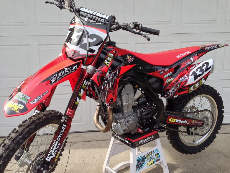 Black Heart MX graphics - blackheartmx's Bike Check - Vital MX