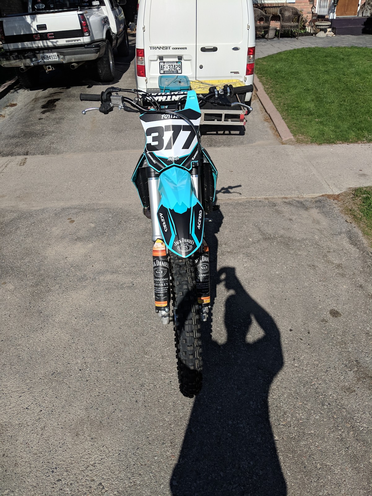 V系★東京カルテット★BLUE＆GREEN＆妄想パトロックンロール★CD★セット 2017 Jack Daniels Kawasaki KX450 - Teal - Potsy3's Bike Check