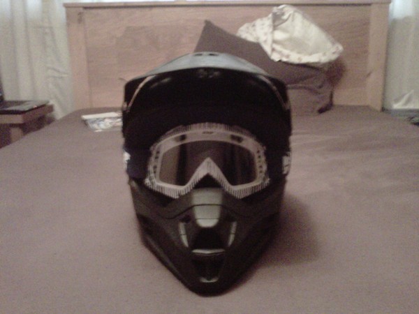 Fox V1 Pilot Helmet Thor Enemy Goggles Thecat35 Motocross Pictures Vital Mx
